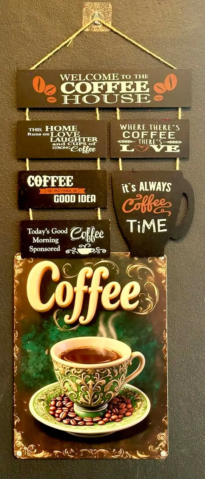 ປ້າຍຕົກແຕ່ງ Coffee House